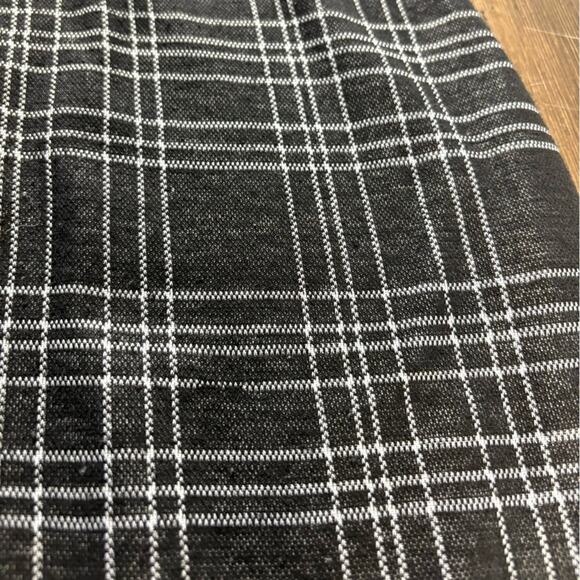 Black & White Plaid Mini Dress size M square neck, bodycon, thin straps Punk Y2K - Picture 15 of 16